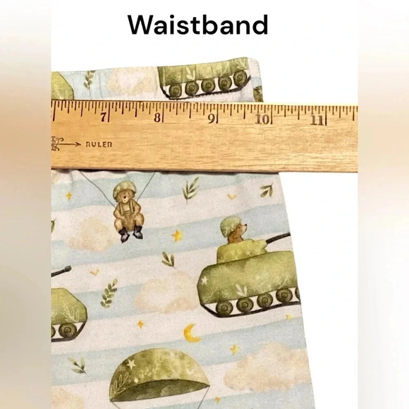 🧸 Little Snuggles 2 piece boys paja size 8T🧸 L/11 - Picture 6 of 7